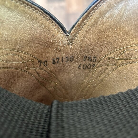 Olathe 6009 Vintage Tall Buckaroo Cowboy Boots Mens 9.5 D - Picture 8 of 12